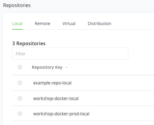 Local Repositories